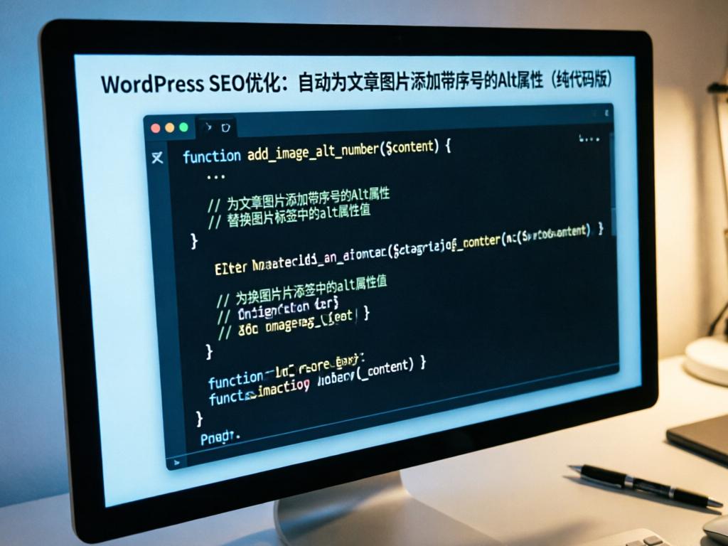 自动为文章图片添加带序号的Alt属性